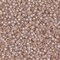 Miyuki 11 Round Seed Bead, 11-579, Dyed Blush Silver Lined Alabaster, 13 grams